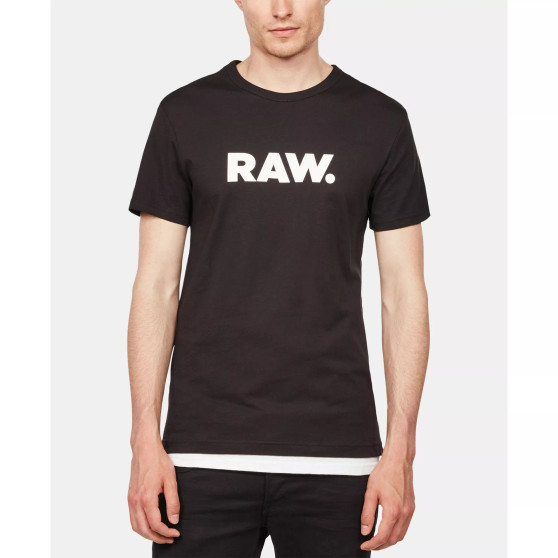 Men's Holorn RAW Graphic Logo Crewneck T-Shirt