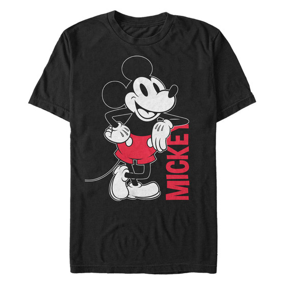 Men's Mickey Leaning Short Sleeve T-Shirt