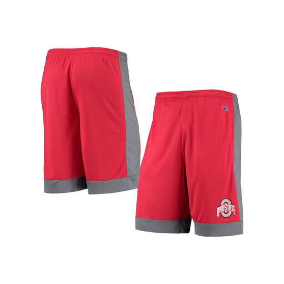 Men's Scarlet Ohio State Buckeyes Outline Shorts