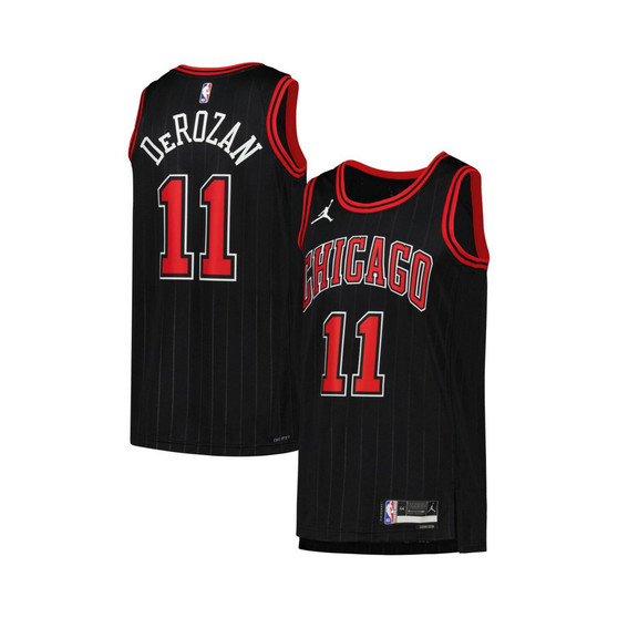 Men's and Women's Brand DeMar DeRozan Black Chicago Bulls 2022/23 Swingman Jersey - Statement Edition