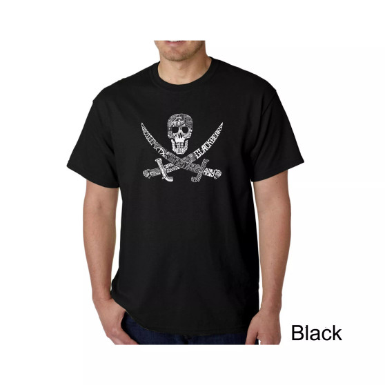 Mens Word Art T-Shirt - Pirate