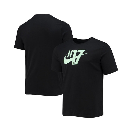 Men's Black Tottenham Hotspur Voice Logo T-shirt