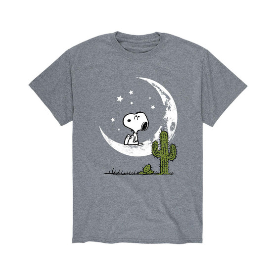 Men's Peanuts Snoopy Moon T-Shirt