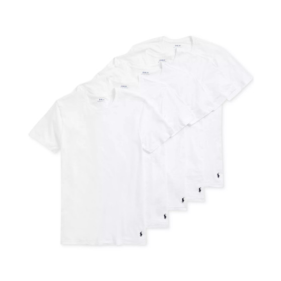 Men's 5 Pack Crew-Neck Undershirts