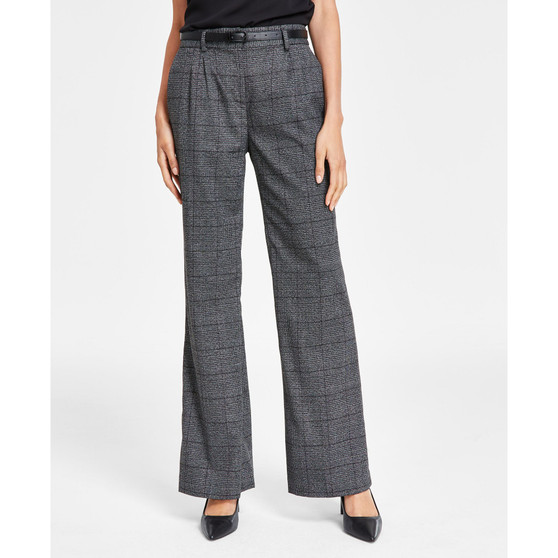 Women's Menswear-Inspired Wide-Leg Pants