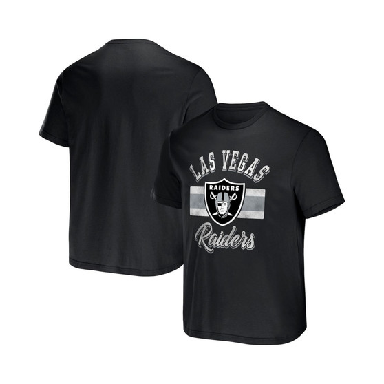 Men's NFL x Darius Rucker Collection by Black Las Vegas Raiders Stripe T-shirt