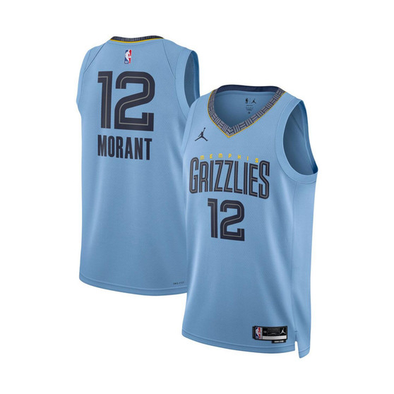 Men's Brand Ja Morant Light Blue Memphis Grizzlies 2022/23 Statement Edition Swingman Jersey