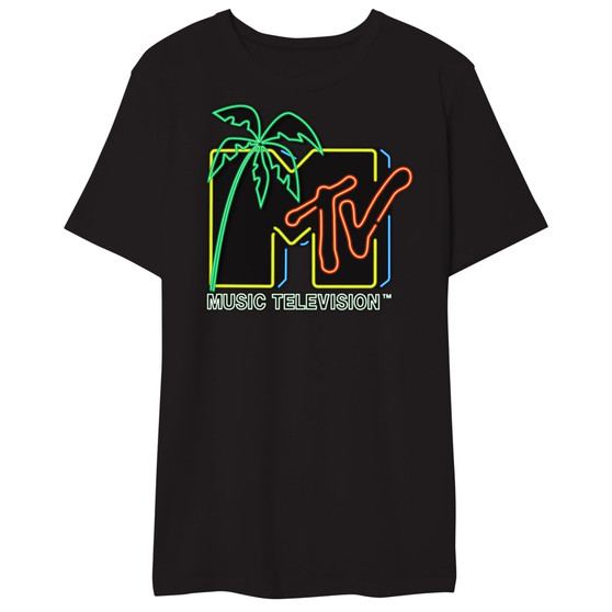 Mtv Neon Light Men's Graphic T-Shirt