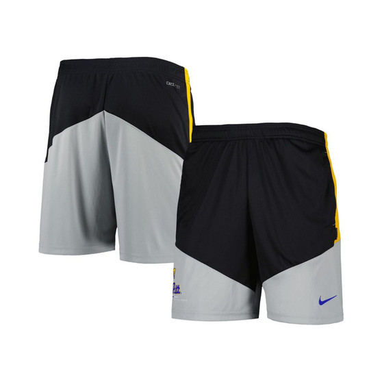 Men's Black and Gray Pitt Panthers Performance Player Shorts