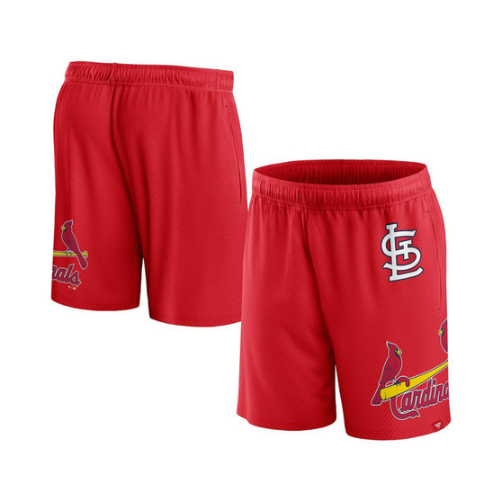 Men's Branded Red St. Louis Cardinals Clincher Mesh Shorts
