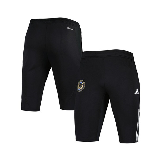 Men's Black Philadelphia Union 2023 On-Field Training AEROREADY Half Pants