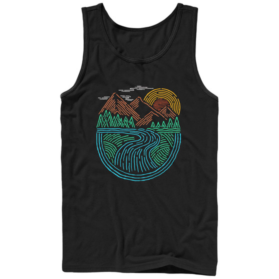 Men's Generic Additude Nature Run Sleeveless Tank