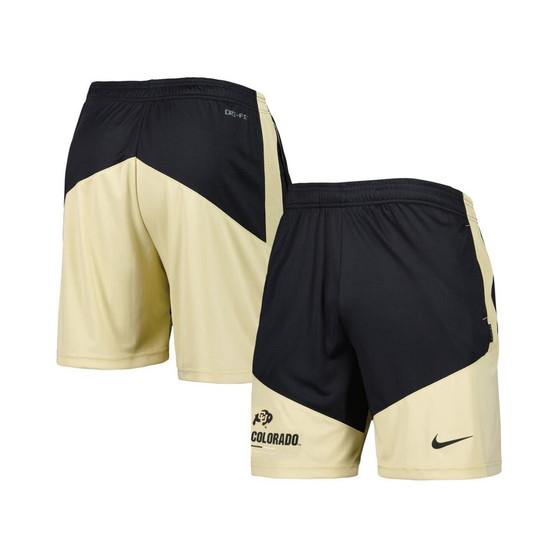 Men's Black, Gold Colorado Buffaloes Performance Player Shorts