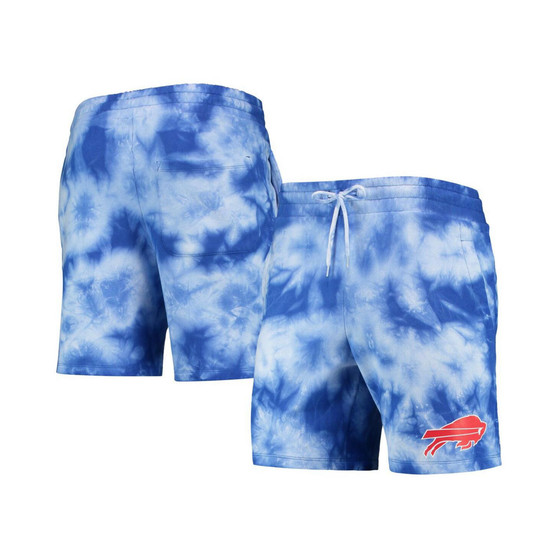 Men's Royal Buffalo Bills Tie-Dye Shorts