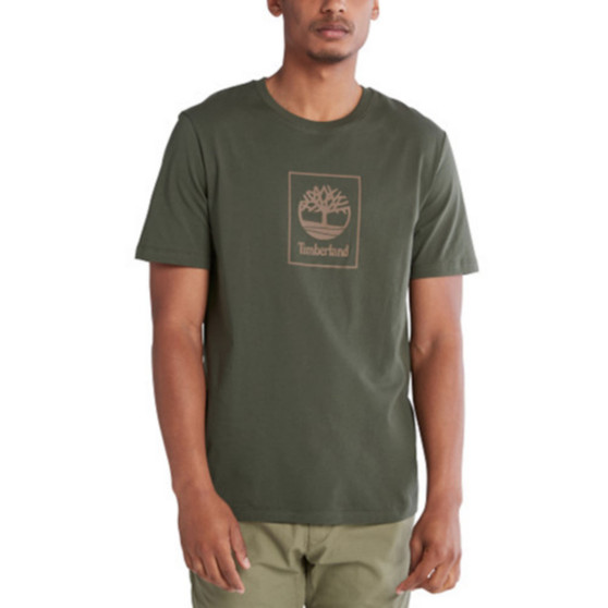 Men's Short Sleeve Stack Logo Print T-Shirt