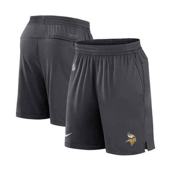 Men's Anthracite Minnesota Vikings Sideline Performance Shorts