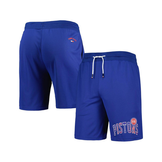 Men's Blue Detroit Pistons Mike Mesh Basketball Shorts