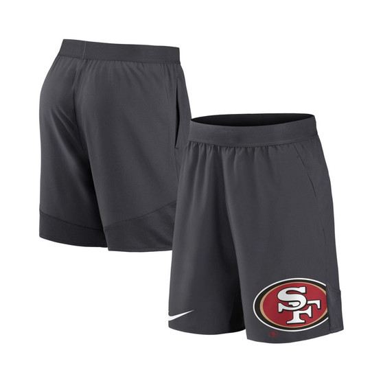 Men's Anthracite San Francisco 49ers Stretch Performance Shorts
