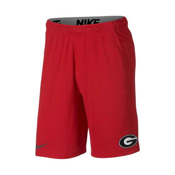 Men's Red Georgia Bulldogs Hype Performance Shorts