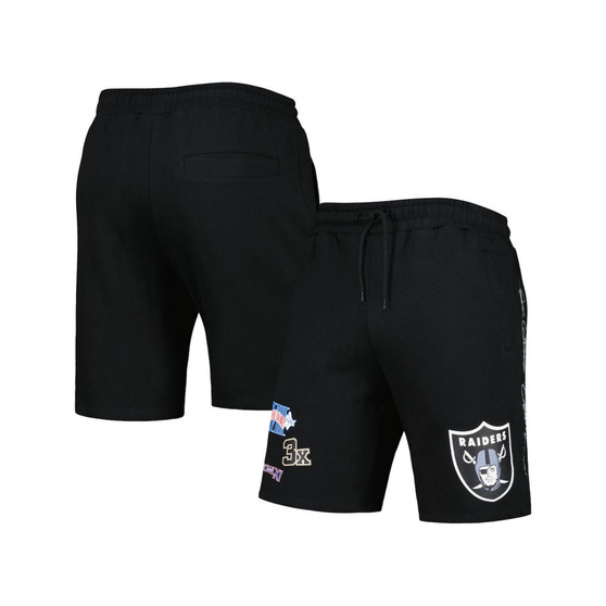 Men's Black Las Vegas Raiders Historic Champs Shorts