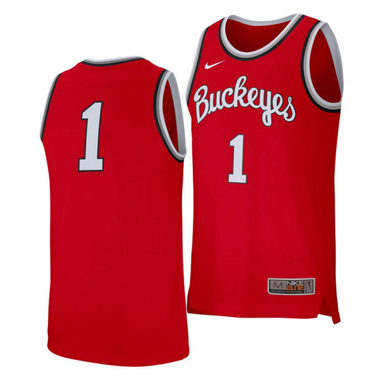 Men's Ohio State Buckeyes Replica Basketball Retro Jersey