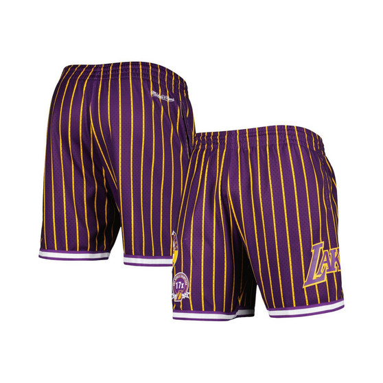 Men's Purple Los Angeles Lakers City Collection Heritage Mesh Shorts