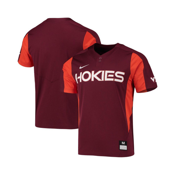Men's Maroon Virginia Tech Hokies 2-Button Replica Baseball Jersey