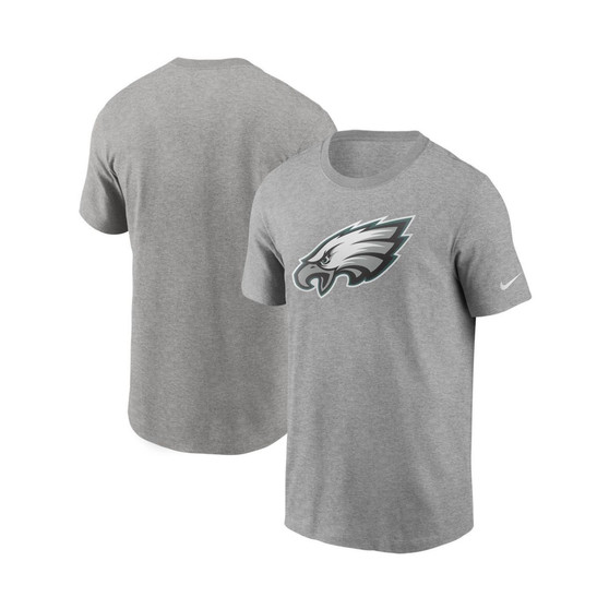 Men's Heathered Gray Philadelphia Eagles Primary Logo T-shirt