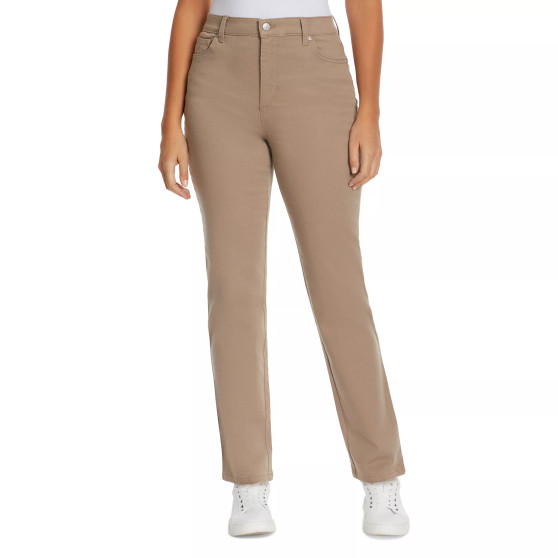 Women's Amanda Colored Twill Straight-Leg Jeans