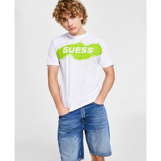 Men's Short-Sleeve Graffiti-Style Logo Graphic T-Shirt