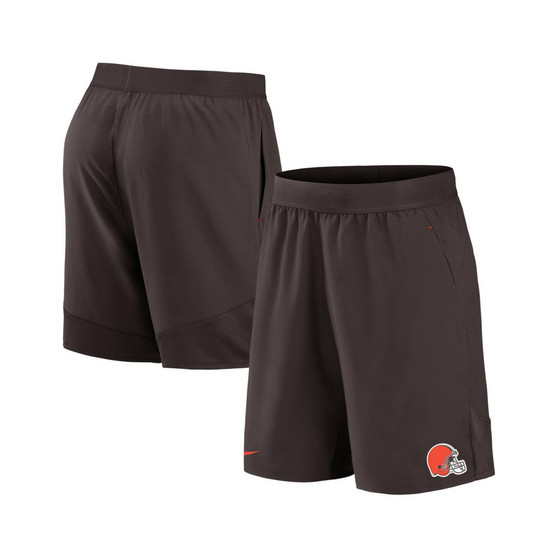 Men's Brown Cleveland Browns Stretch Woven Shorts
