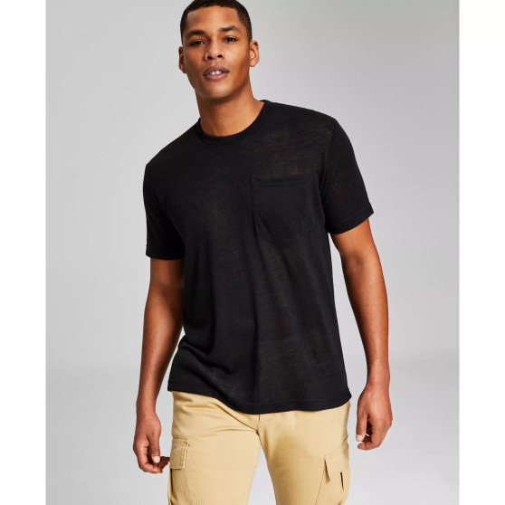 Men's Slub Pocket Short-Sleeve Shirt