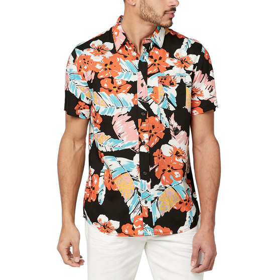 Men's Relaxed Floral Edge Sublak Shirt