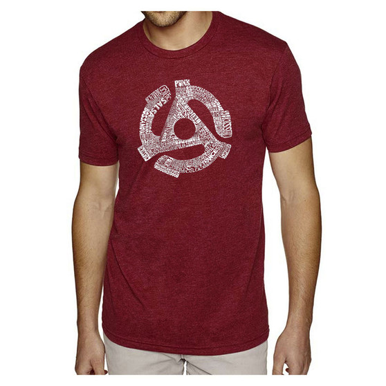 Mens Premium Blend Word Art T-Shirt - Record Adapter