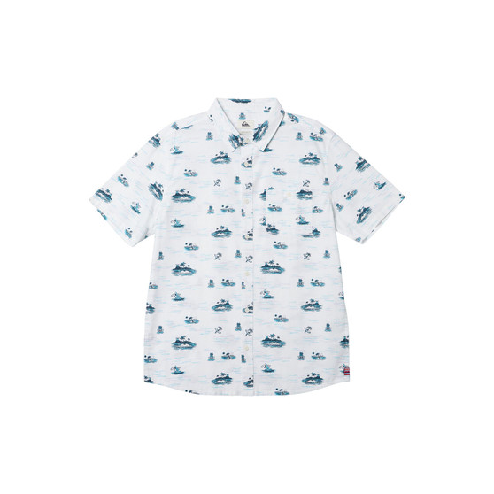 Men's Hi Lost at Sea Woven Short Sleeves Shirt