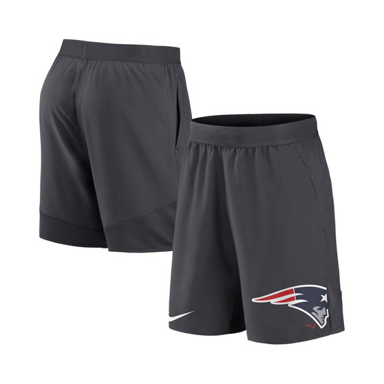Men's Anthracite New England Patriots Stretch Performance Shorts