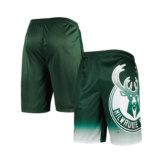 Men's Branded Hunter Green Milwaukee Bucks Graphic Shorts