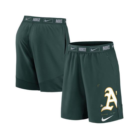 Men's Green Oakland Athletics Bold Express Performance Shorts
