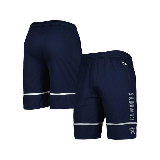 Men's Navy Dallas Cowboys Combine Authentic Rusher Training Shorts