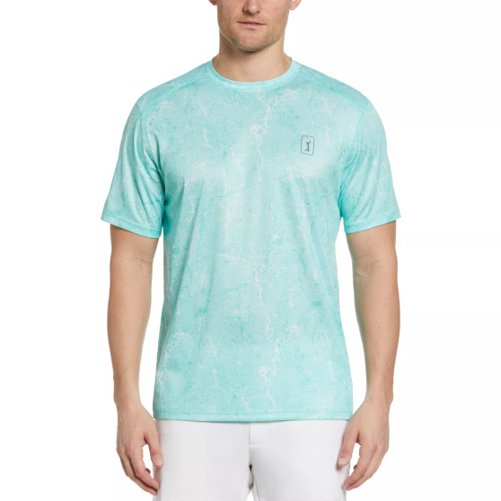Men's Printed Short-Sleeve Performance Mesh T-Shirt