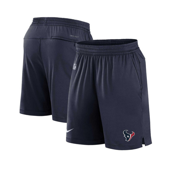 Men's Navy Houston Texans Sideline Performance Shorts