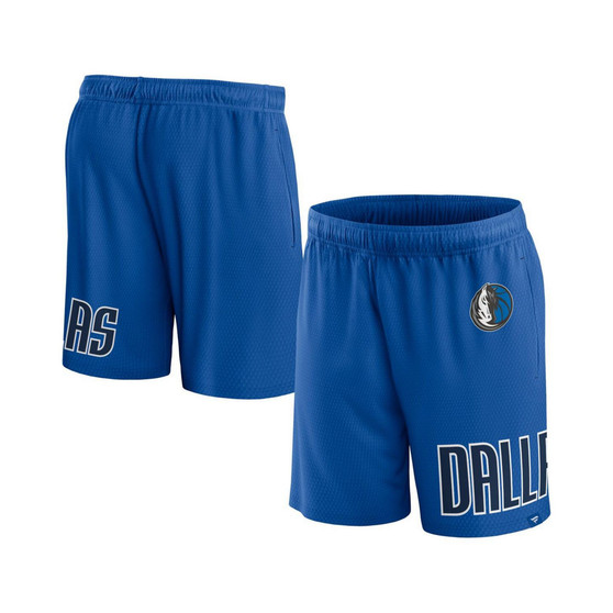 Men's Branded Royal Dallas Mavericks Free Throw Mesh Shorts