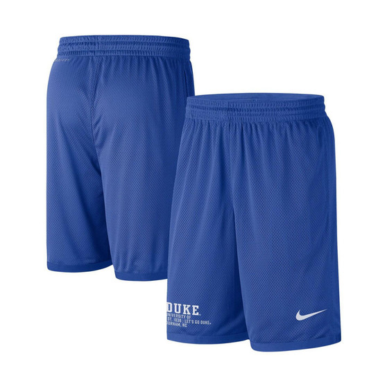 Men's Royal Duke Blue Devils Performance Mesh Shorts