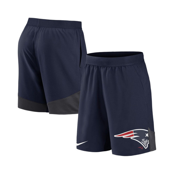 Men's Navy New England Patriots Stretch Performance Shorts
