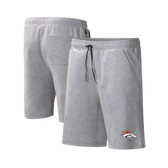 Men's Heather Gray Denver Broncos Trainer Shorts