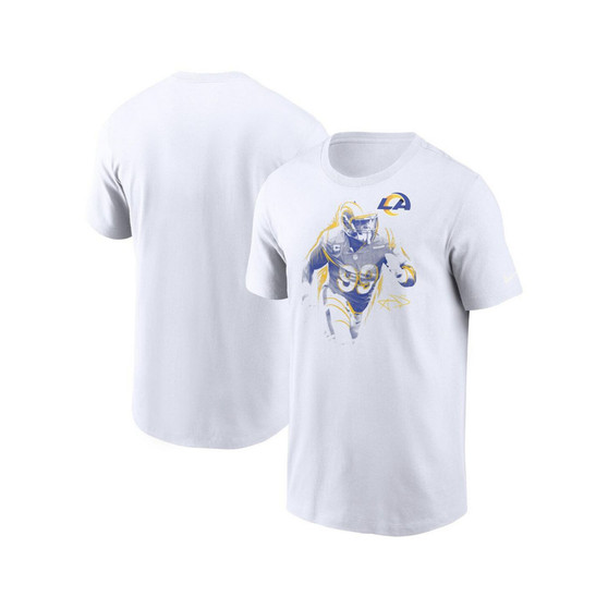 Men's Aaron Donald White Los Angeles Rams Player Graphic T-shirt