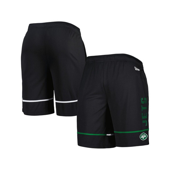 Men's Black New York Jets Combine Authentic Rusher Training Shorts
