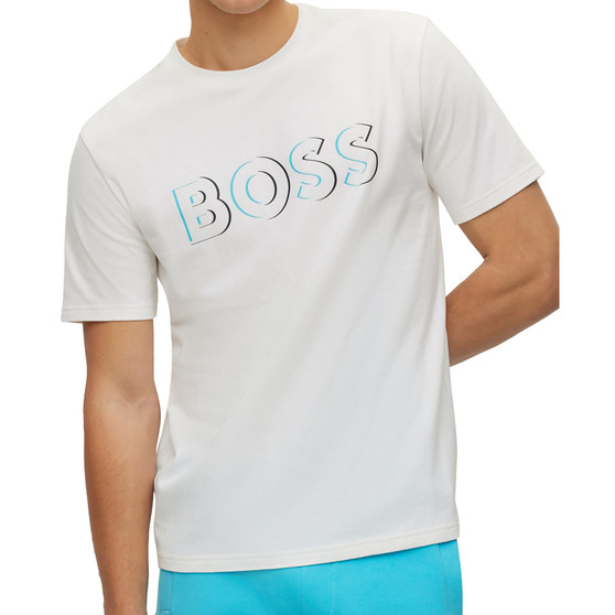 Men's Dynamic Logo Print Brushed Cotton-Jersey T-shirt