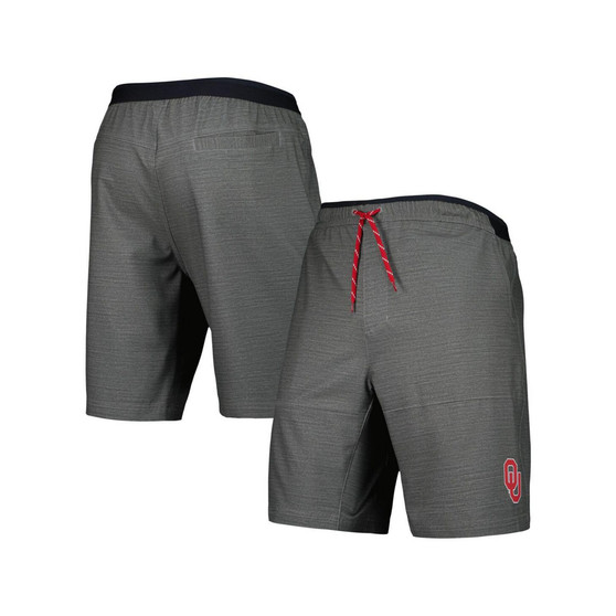 Men's Gray Oklahoma Sooners Twisted Creek Omni-Shield Shorts