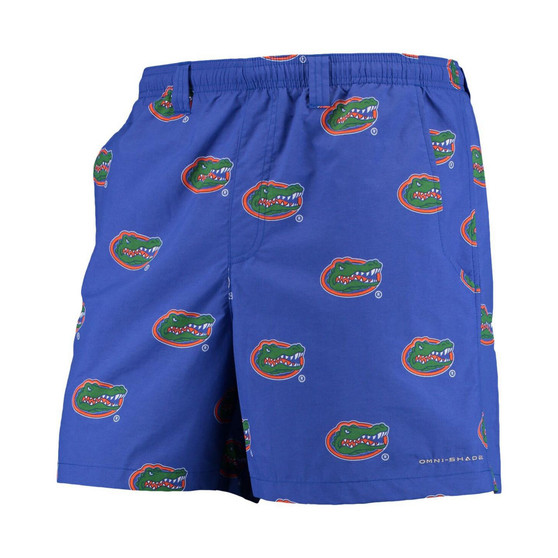 Men's Royal Florida Gators PFG Backcast II 6"Omni-Shade Hybrid Shorts